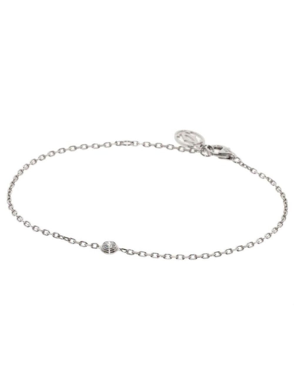 Cartier d'Amour Diamants Legers SM Diamond Bracelet 18K White Gold